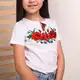 Вышиванка-футболка Moderika Маковое Поле белая с вышивкой 122