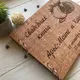 Свадебная книга из дерева для фото и записей