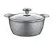 Кастрюля со стеклянной крышкой OMS 3120-26-grey 26 см 5.6 л
