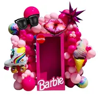 Набір повітряних куль «Barbie», прикраса для дня народження дівчинки