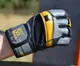 Перчатки для фитнеса MAD MAX  Signature MFG 880, Black/Grey/Yellow XXL