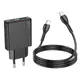 Адаптер сетевой HOCO Type-C to Type-C Delgado dual port charger N38 |1USB/1Type-C, 20W/3A, PD/QC|