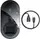 Бездротовий зарядний пристрій Baseus Simple 2in1, Clear Black (WXJK-A01)