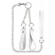 Наручники с поводком Gentle Hold, White
