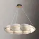 Люстра светодиодная подвесная LED светильник для квартиры на потолок лэд 26402 Бронза 30-140х80х80 см.