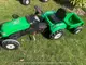 Большой Детский педальный трактор с прицепом Pilsan 07-321-1 GREEN