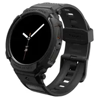 Чехол и ремешок Spigen для Galaxy Watch 8 (44 mm) Rugged Armor "Pro" Black (ACS10007)