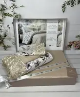 Olivia beige Сатиново постільна білизна. Євро розмір. Туреччина Belizza