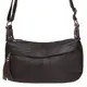 Женская кожаная сумка Borsa Leather 1t300-brown