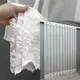 Готовая тюль (3х2,7м.) из ткани бамбук с вышивкой и люрексом. Цвет белый. Код 1662т 42-0671