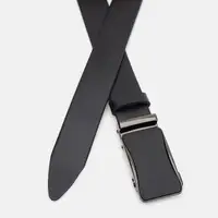 Чоловічий шкіряний ремінь Borsa Leather 125v1genav20-black