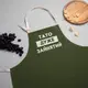 Фартук "Тато дуже зайнятий", хаки