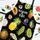 Кухонный фартук полноцветный Colorful Vegan life  75х51 см