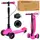 Самокат трёхколесный iTrike MAXI JR 3-060-40-P розовый