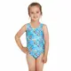 Купальник для бассейна Zoggs Hula Girl Scoopback голубой детский 6 лет
