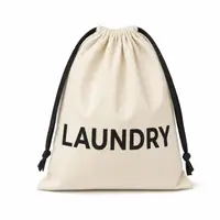 Мешок хлопковый ORGANIZE для грязного белья 38х38 см Laundry (светлый)