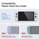 Защитное стекло Spigen для Nintendo Switch OLED - EZ FIT GLAS.tR (2 шт), Clear (AGL03829)