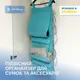 Кофр подвесной для хранения сумок L ORGANIZE  (лазурь)