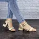 Женские босоножки Fashion Waco 1839 38 размер 24,5 см Бежевый