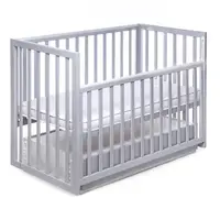 Кроватка Наталка деревянная Волшебная 402 ящик бук. Grey (149771)