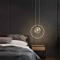 Люстра светодиодная подвесная LED светильник для квартиры на потолок лэд 26842 Черный 35-200х28х11 см.