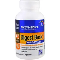 Натуральная добавка Enzymedica Digest Basic + Probiotics, 90 капсул