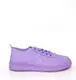 Женские сиреневые кеды с сиреневым перфорацией.