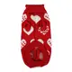 Свитер для собак Taotaopets 357704 Сердечки Red-White XS кофта