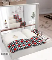 Подарочный набор полотенец La Maison c ароматом Damian (3 шт)