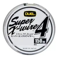 Шнур Duel Super X-Wire 4 150m Silver 5.4kg 0.13mm #0.6 (H3579-S / 1111558)