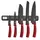 Набор кухонных ножей Berlinger Haus MetalliС Line Burgundy Edition BH-2534-A 6 предметов
