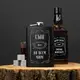 Фляга "Сын №1 во всем мире", русский, Деревянная подарочная коробка с гравировкой