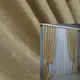 Комплект штор (2шт. 2х2,9м.) жаккард, коллекция "Мрамор Al1". Цвет темно-бежевый. Код 438ш 32-198