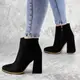 Ботинки женские Fashion Bleki 2179 40 размер 25,5 см Черный