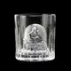 Набор бокалов для виски "Казаки" Boss Crystal, 6 бокалов, серебро, хрусталь