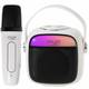 Портативная Bluetooth колонка с караоке Adler AD-1199-white белая
