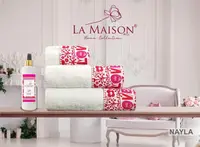 Подарочный набор полотенец La Maison c ароматом Nayla (3 шт)