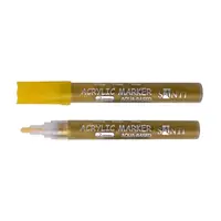 Маркер акриловий Santi SAC-25 391054 13.5х0.2 см золотистий