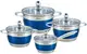 Набор посуды 8 предметов Rainstahl RS-1818-08-Blue
