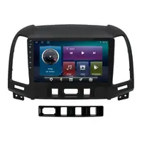 Штатна магнітола Lesko для Hyundai Santa Fe II 2005-2010р 9" 4/64Gb/ 4G/ Wi-Fi/ CarPlay Premium GPS Android