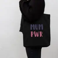 Экосумка "МUM PWR", Черный, английский
