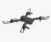 Квадрокоптер на радиоуправлении UFlight EB пульт 2.4 GHz аккумулятор 3.7V 4К Wi-Fi HD-камера. Black (157148)