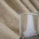 Комплект (2шт.1,5х2,7м) готовых жаккардовых штор коллекция "Савана". Цвет темный беж. Код 523ш 30-268