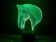 Сменная пластина для 3D светильников "Лошадка 3" 3DTOYSLAMP