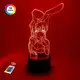 3D ночник "Маи Сакурадзима" (УВЕЛИЧЕННОЕ ИЗОБРАЖЕНИЕ)+ пульт ДУ +сетевой адаптер+ батарейки (3ААА) 3DTOYSLAMP