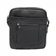 Черная кожаная сумка Borsa Leather 10m223-black