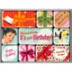 Набор из 9 магнитов "Say It 50's Happy Birthday" Nostalgic Art (83052)