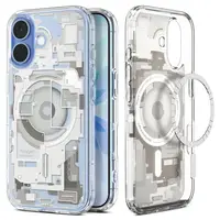 Чехол Spigen для iPhone 17 - Ultra Hybrid MAG, Zero One, Natural Titanium (ACS10386)