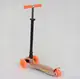 Самокат трехколесный MAXI "Best Scooter" пластмассовый, трубка руля алюминиевая Orange/Black (83269)