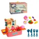 Игровая мойка, автоматическая подача воды, полочка. Pink (149068)